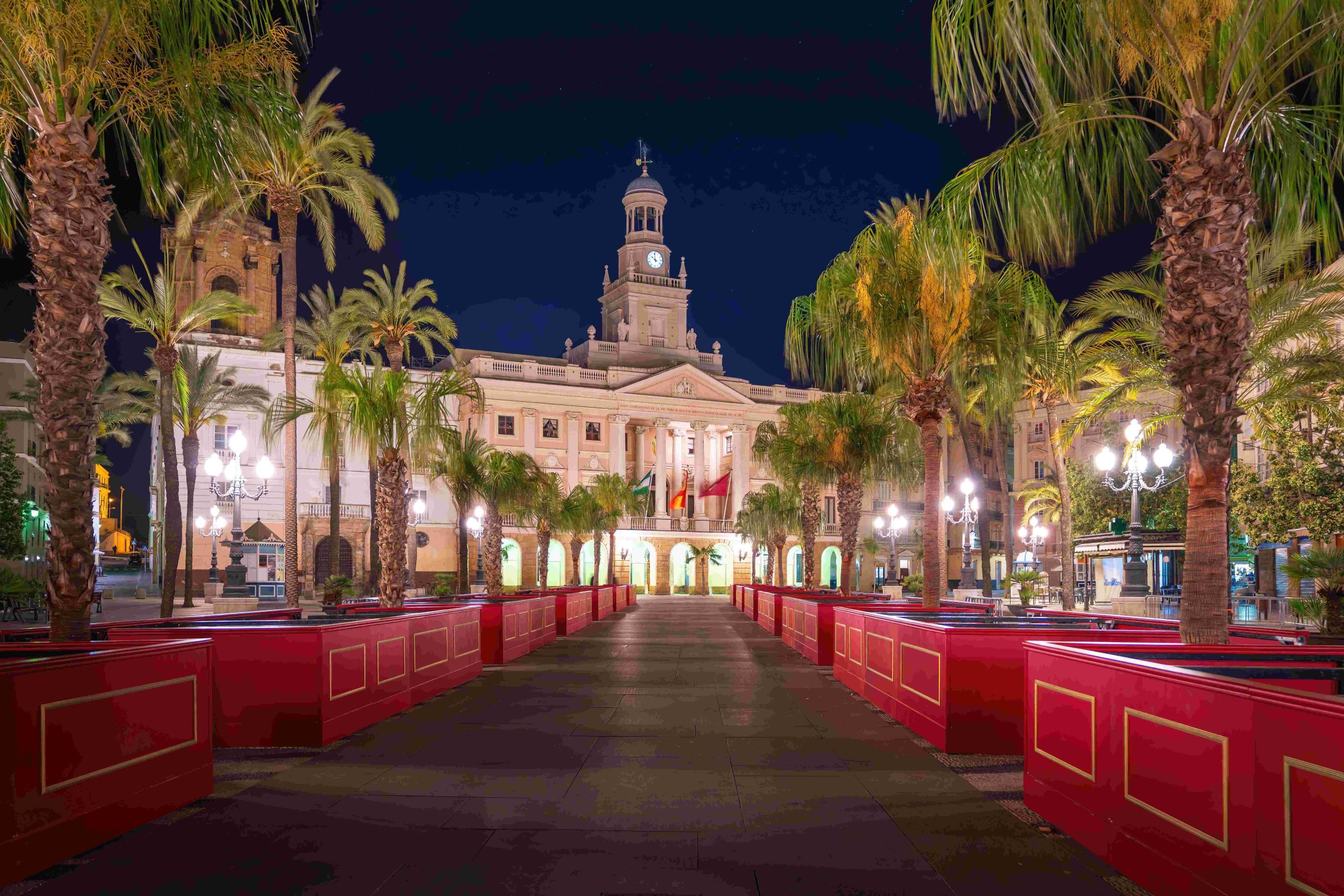 Rathausplatz von Cádiz